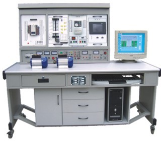 網絡型PLC可編程控制器、變頻調速、觸摸屏及電氣控制實驗裝置--上海中義科教設備